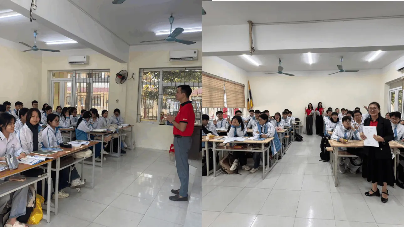 Cùng Team IELTS VicOne hiện diện tại Trường THPT Chuyên Lam Sơn 3 1