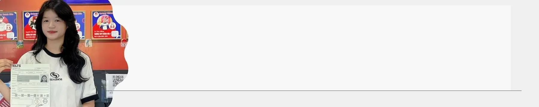 Blue Dark Blue Gradients Corporate LinkedIn Banner IELTS cho THPT